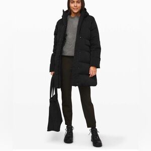 LULULEMON in a flurry parka black size 4